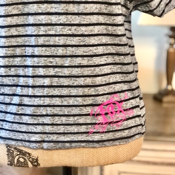 Fox classic striped top flowy sleeves - Picture 5 of 8